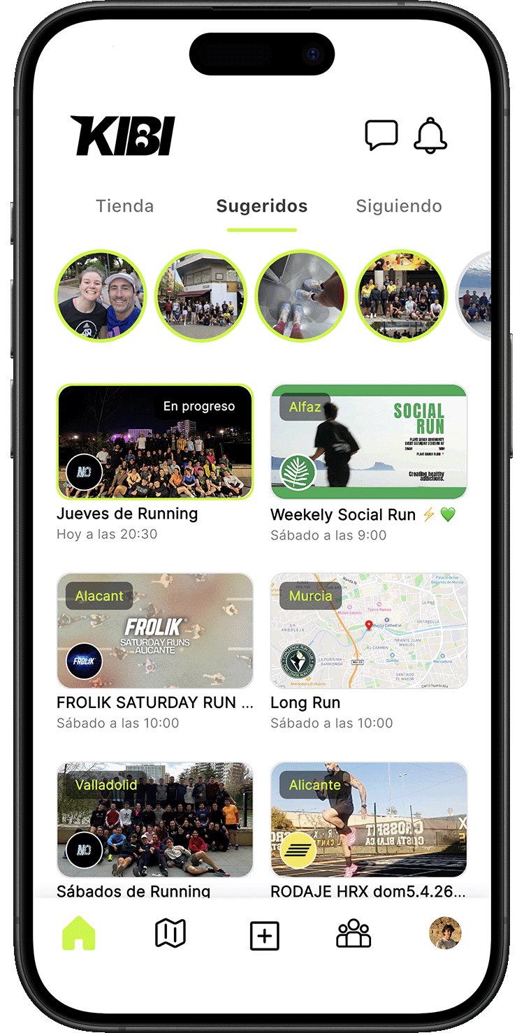 La app para correr en grupo
